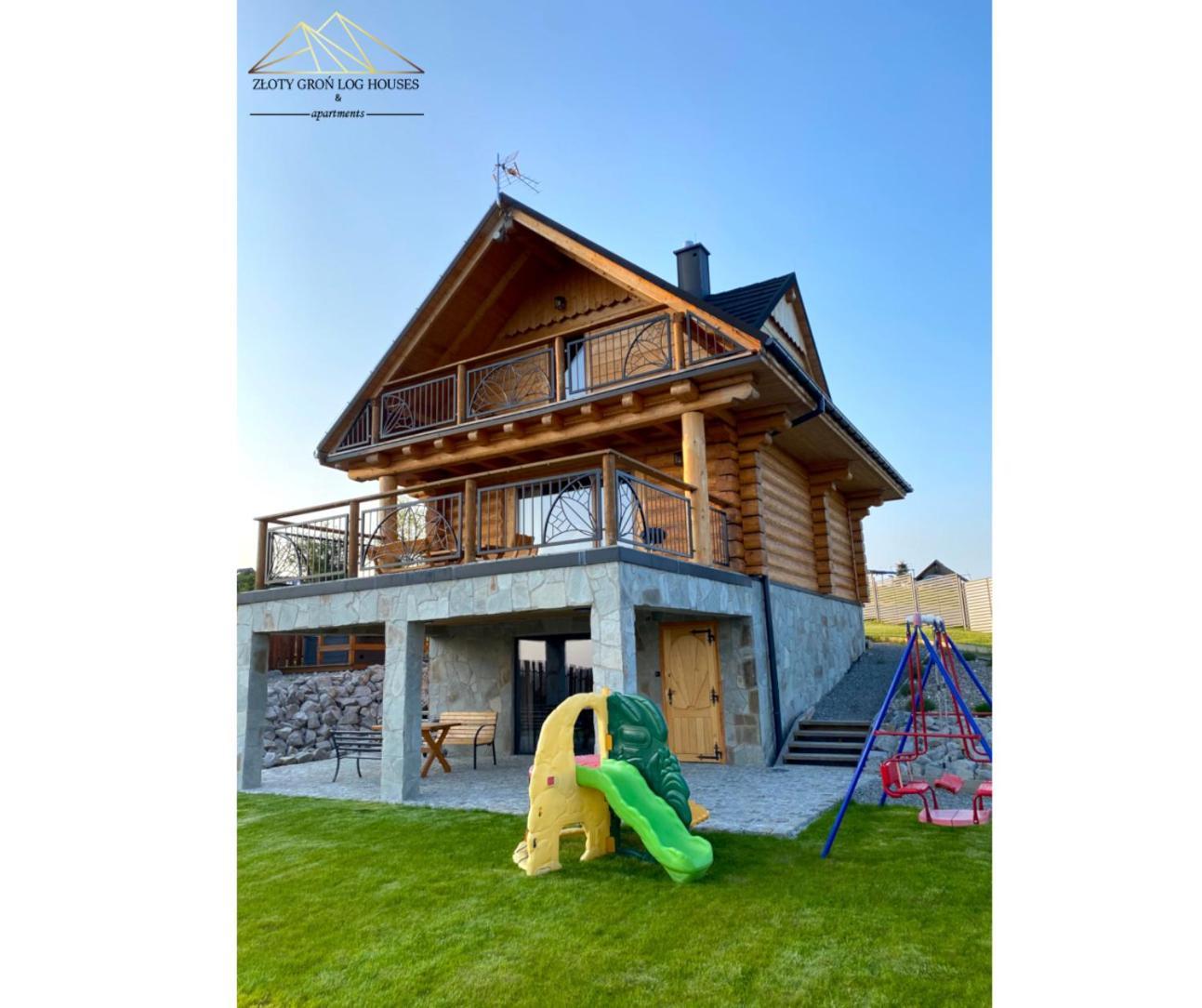 איסטבנה Zloty Gron Log Houses & Apartments מראה חיצוני תמונה