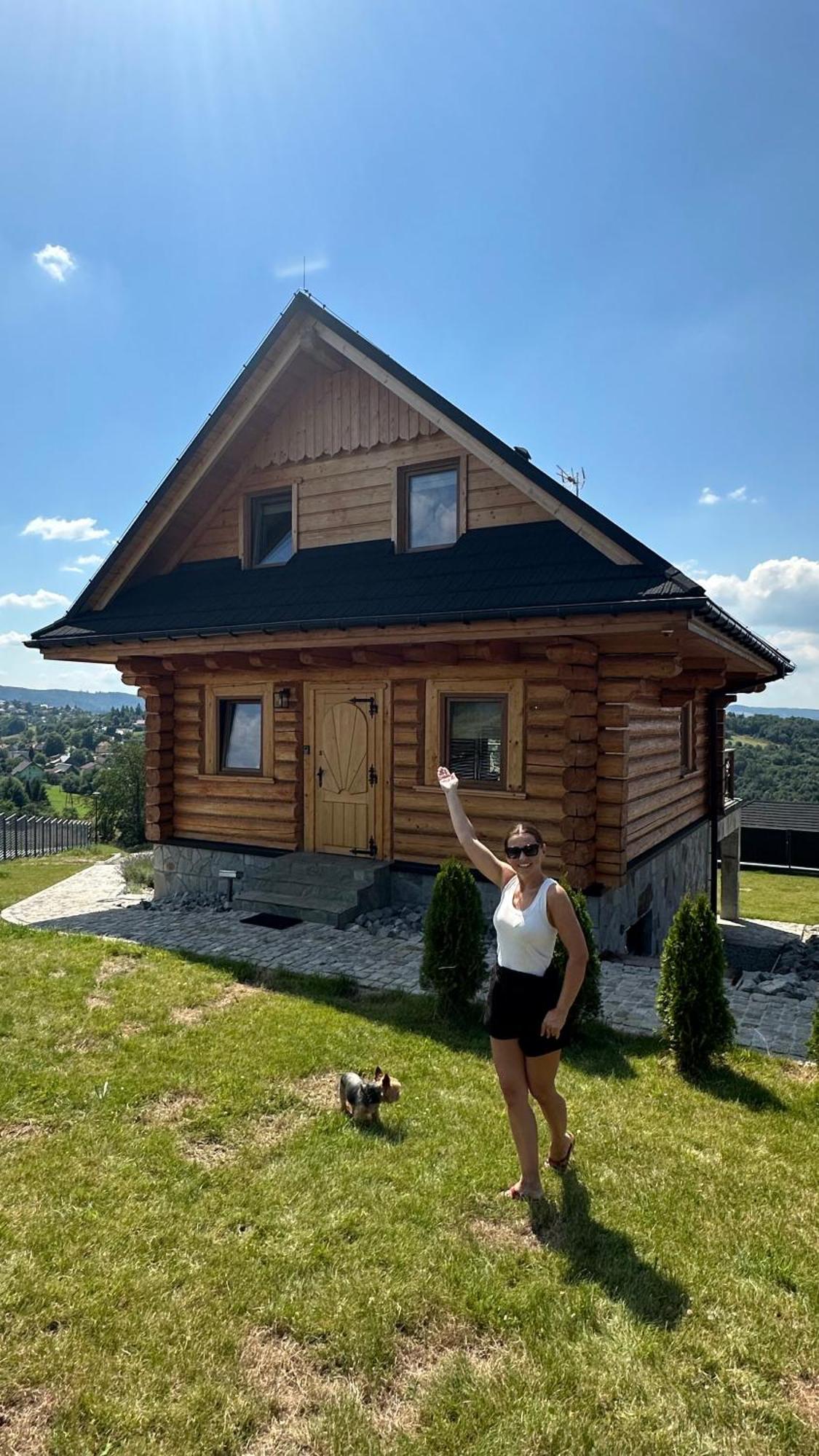 איסטבנה Zloty Gron Log Houses & Apartments מראה חיצוני תמונה